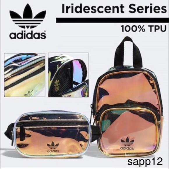 adidas Handbags - 🆕ADIDAS///IRIDESCENT  Backpack & Waist Pack Combo
